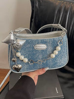 Pearl Chain Shoulder Bag
