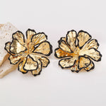 18K Gold-Plated Flower Stud Earrings