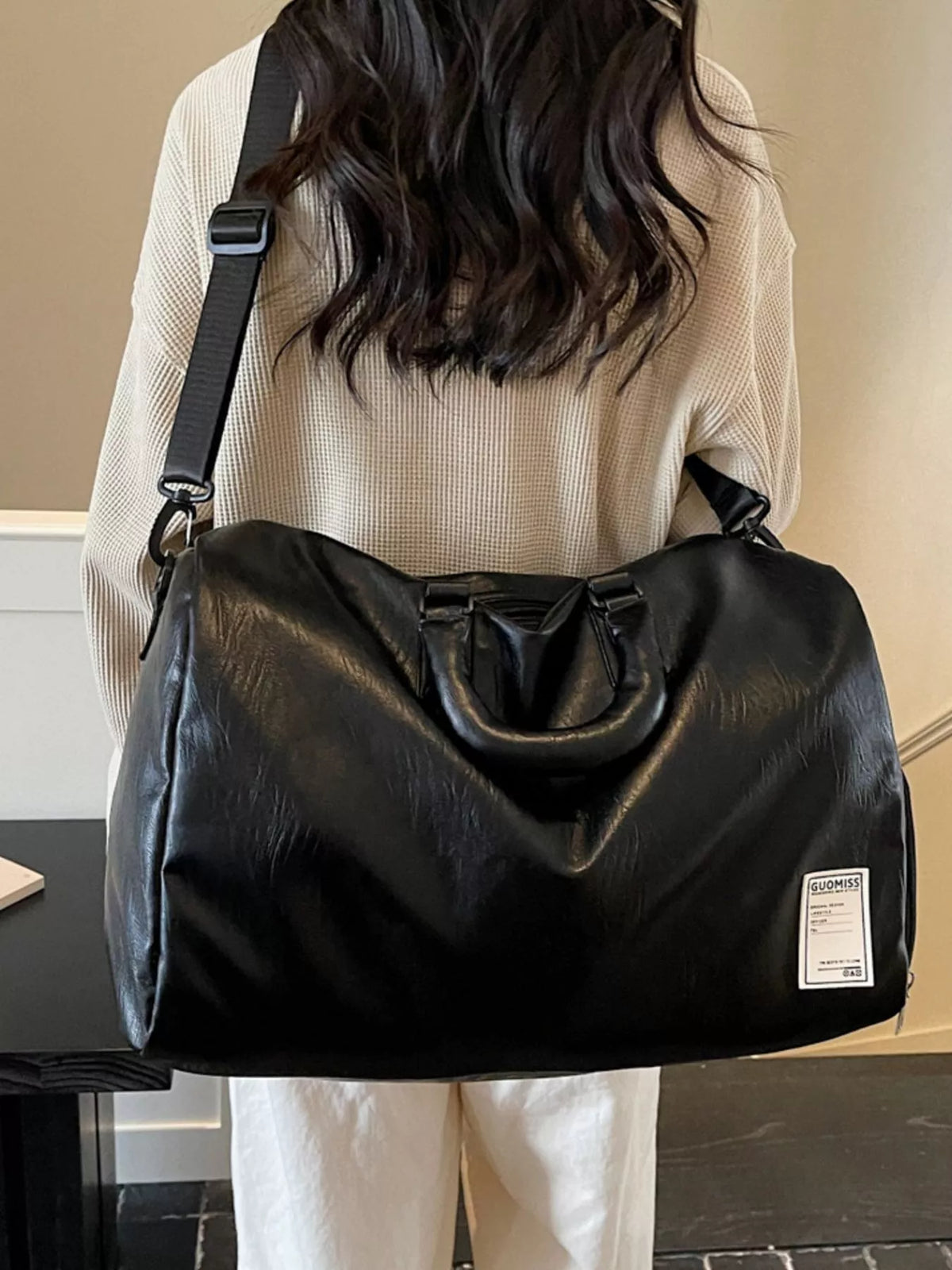 PU Leather Travel Bag