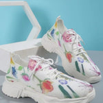 Round Toe Flats Athletic - Ladyez