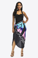 Butterfly Spaghetti Strap Cover Up - Ladyez