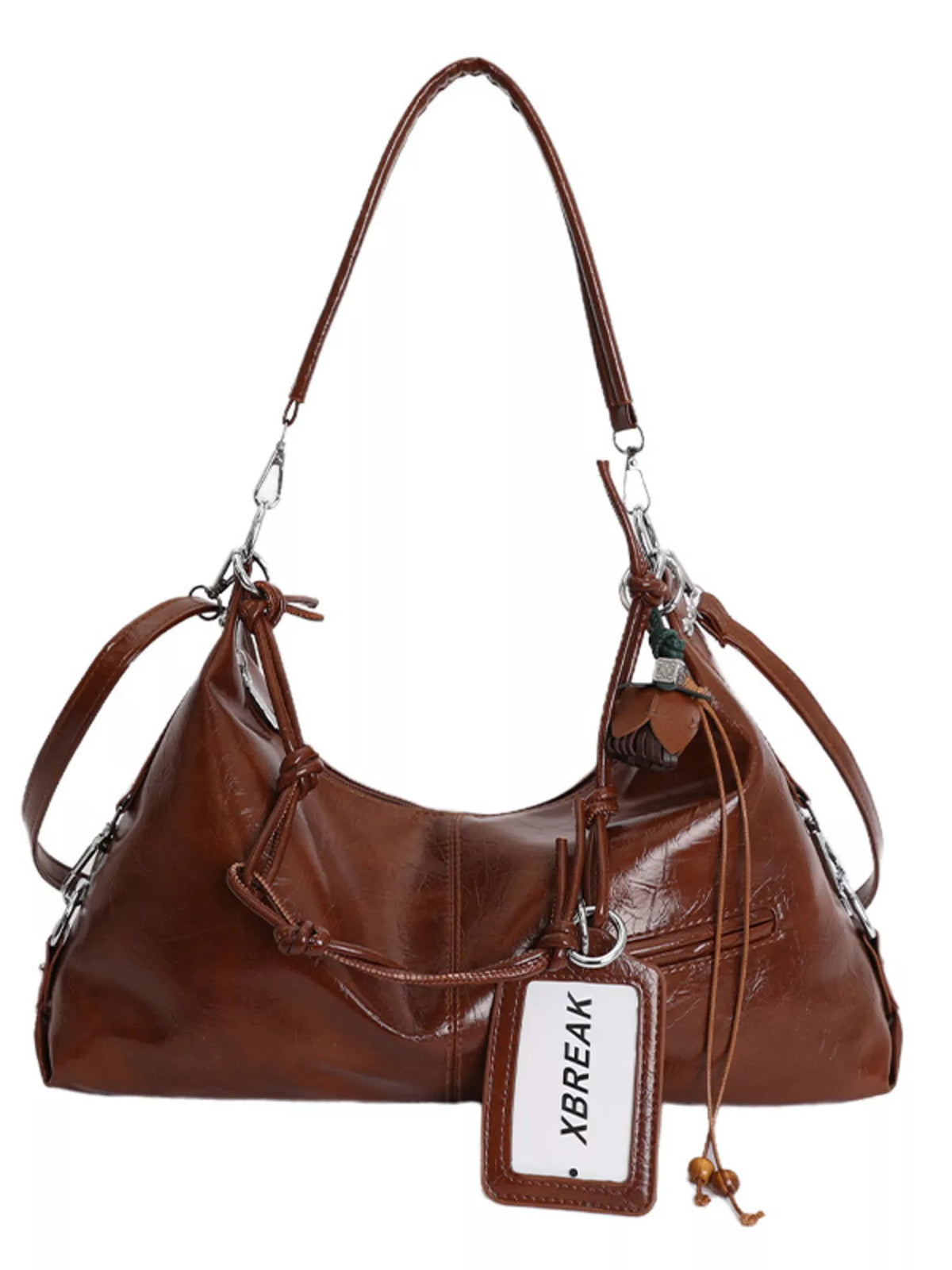 Vintage Style PU Leather Shoulder Bag