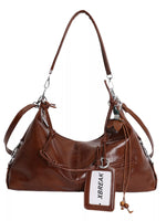 Vintage Style PU Leather Shoulder Bag