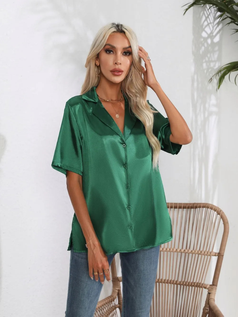 Button Down Short Sleeve Shirt