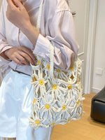 Daisy Crochet Shoulder Bag