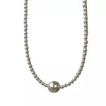 Pearl Bead Choker Necklace