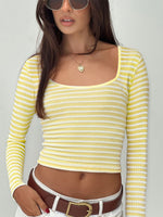 Devine Square Neck Long Sleeve T-Shirt - Ladyez