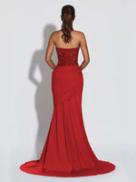 Sequin Halter Neck Maxi Dress