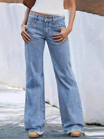 High-Waisted Wide Leg Jeans