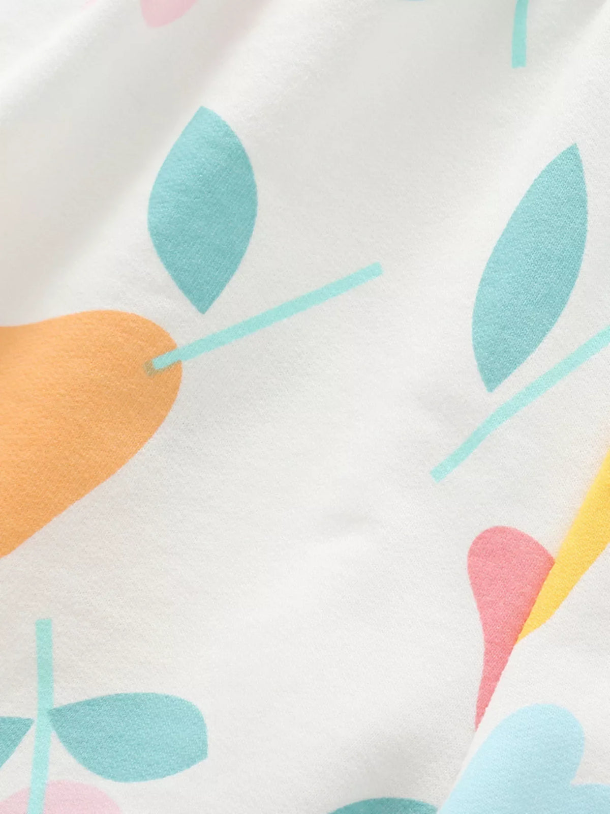 Children's Floral Print Tee and Shorts Set
