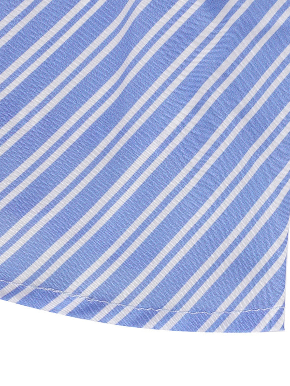 Striped Tie-Front Peplum Cami