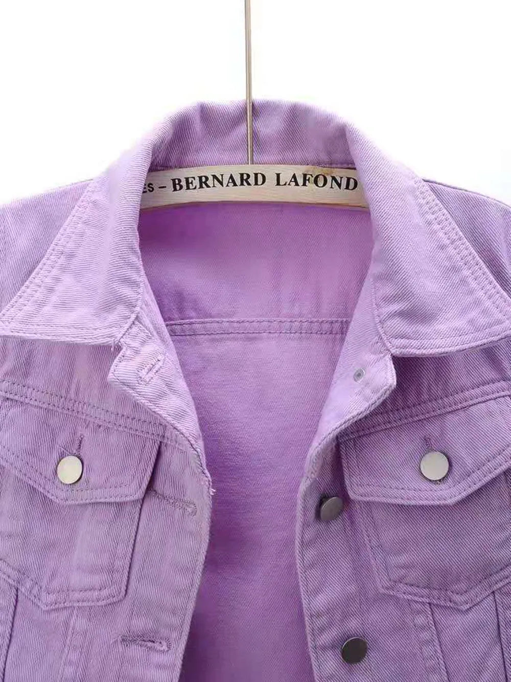 Full Size CroppedDenim Jacket Plus Size