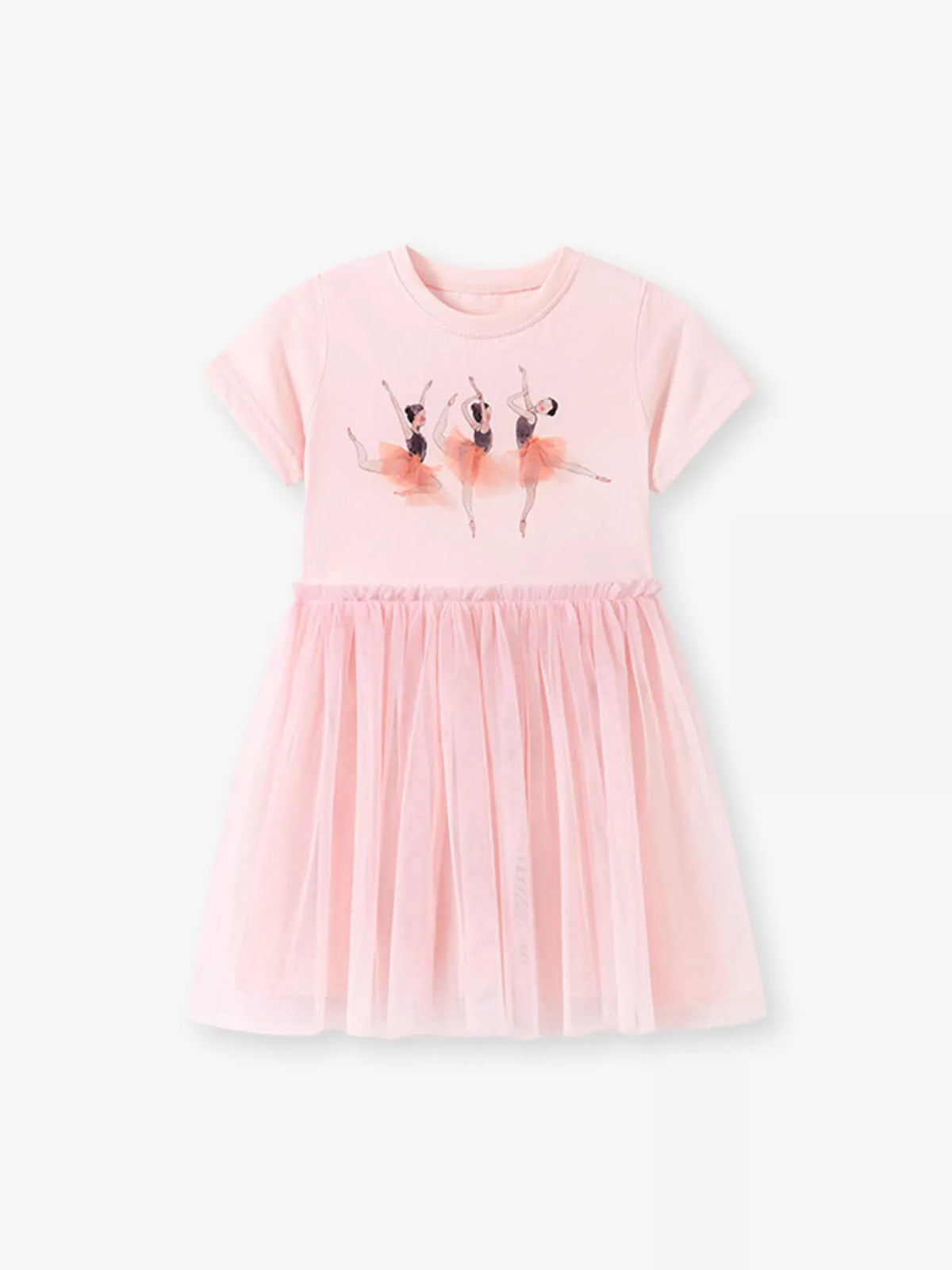 Children's Ballerina Short Sleeve Tulle Dress