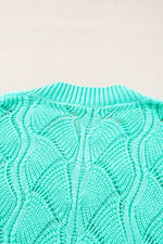 Elegant Texture V-Neck Knit Top