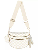 Multi-Pocket Adjustable Strap Crossbody Bag