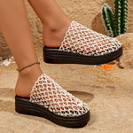 Round Toe Platform Sandals