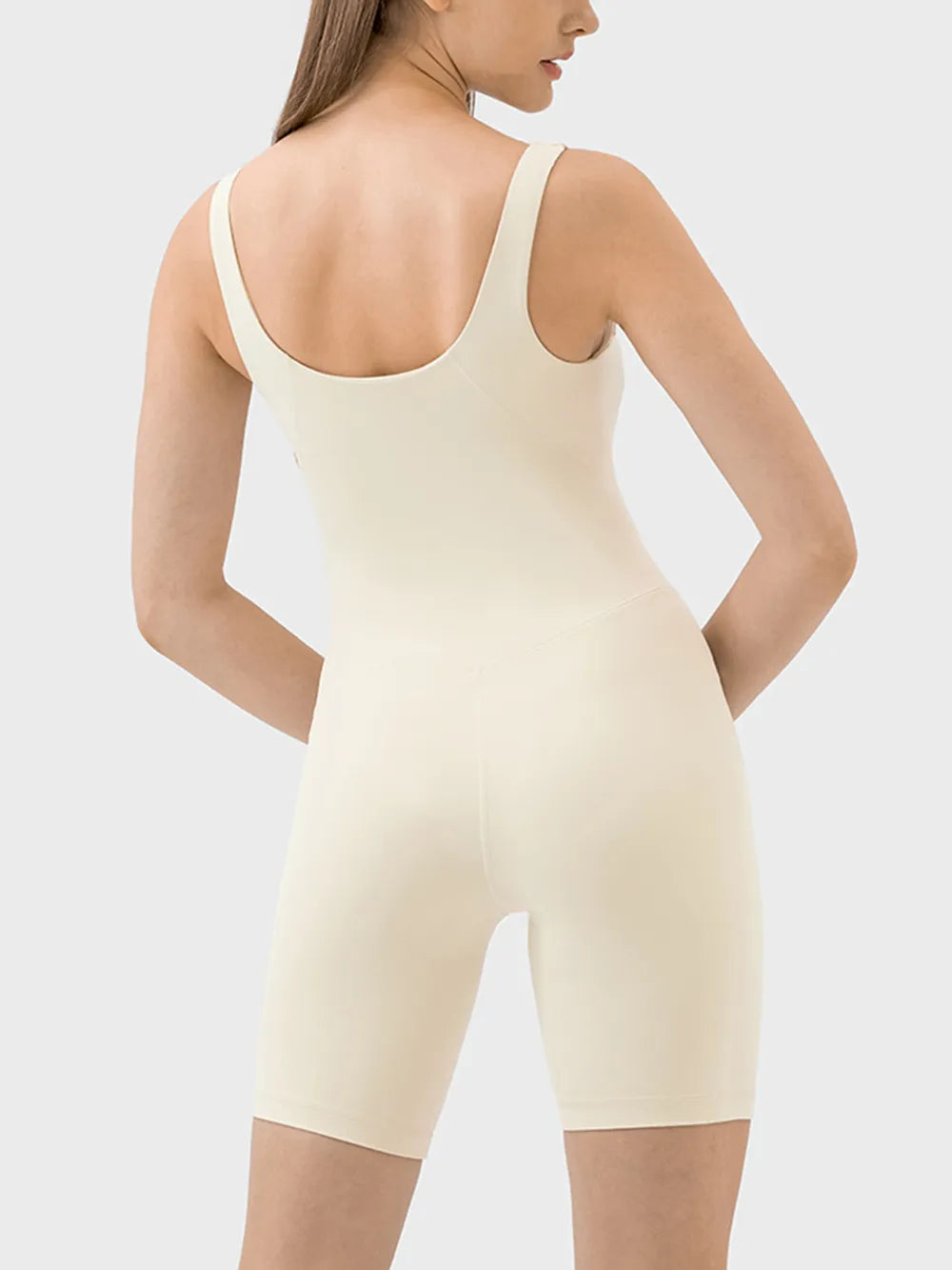 Millennia Wide Strap Active Romper - Ladyez