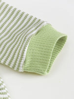 Children's Striped Polo Shirt & Pants Set