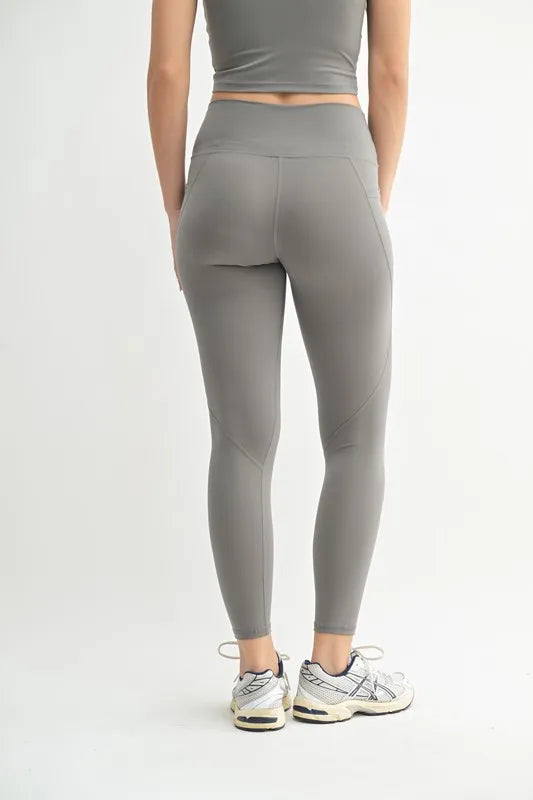 MONO B Venice Cloud Light Sculpt High-Waisted Leggings - Ladyez
