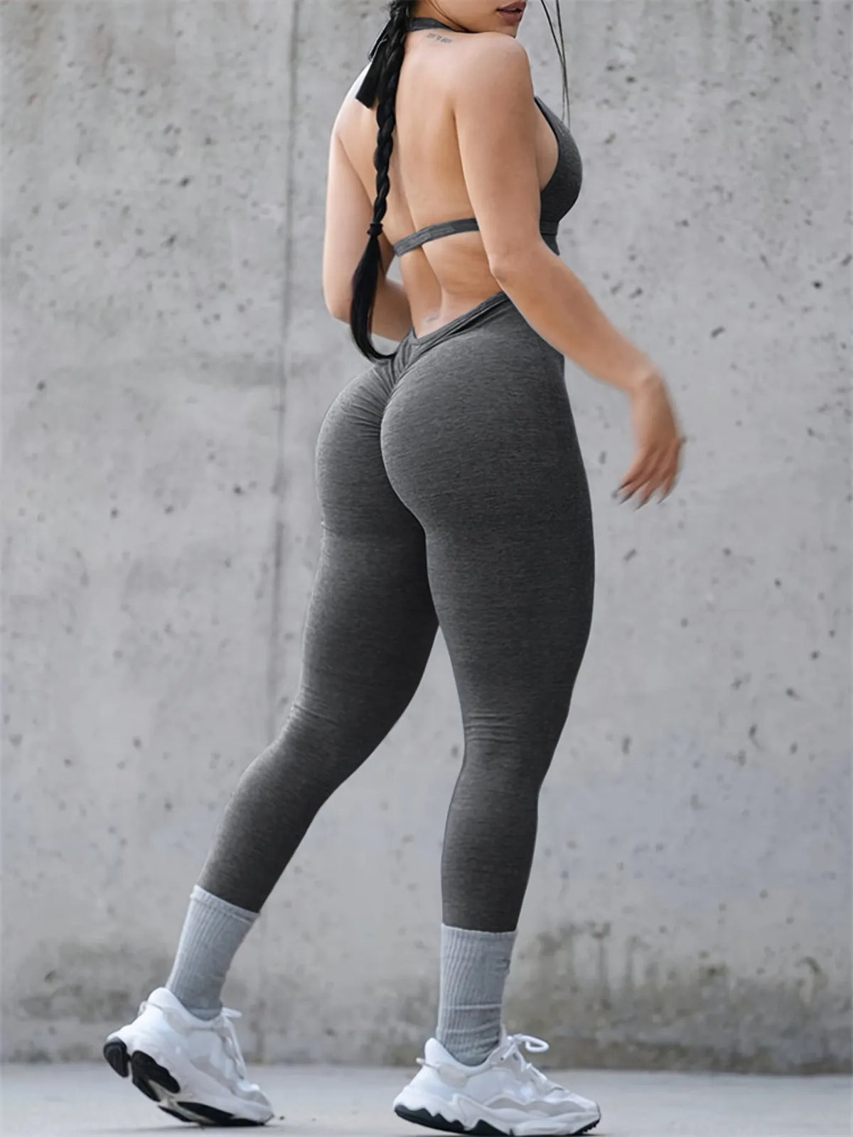 Seamless Active Workout Jumpsuit - Ladyez