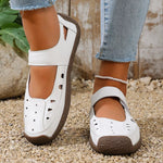 Round Toe Platform Slip-Ons