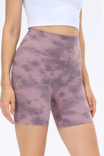 Wide Waistband Sports Shorts - Ladyez
