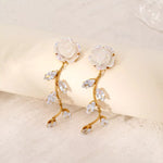 Flower Drop Earrings
