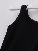 Plus Size Ribbed Knit Scoop Neck Tank Top