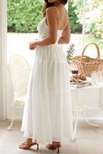 Ruched Smocked Back Cami Dress