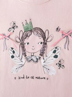Children's Graphic Short Sleeve Tee and Shorts Set