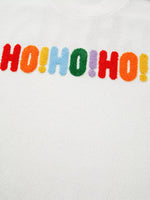 HOHOHO MERRY CHRISTMAS Drop Shoulder Holiday Sweater