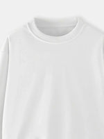 Children's Casual Solid Color Crew Neck Sweatshirt
