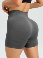High Waist Active Shorts - Ladyez