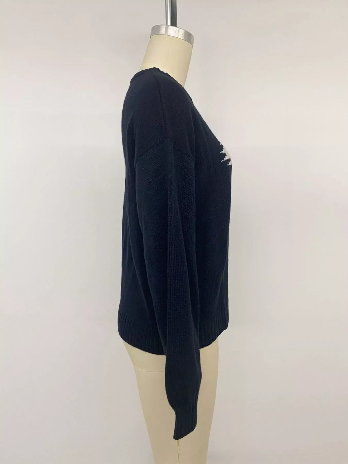 Swan Dropped Shoulder Sweater