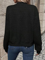 Full Size Zip Up Long Sleeve Textured Jacket Plus Size