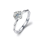 1 Carat Moissanite Minimalist Ring