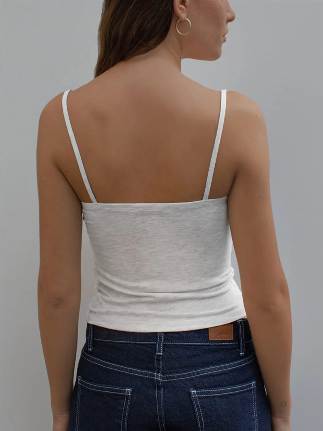 Lace Trim V-neck Cami Top - Ladyez