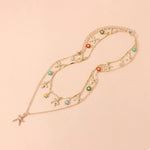 Starfish Charm Double Layered Necklace