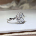 3 Carat Moissanite 925 Sterling Silver Ring