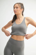 MONO B Venice Cloud Light U-back Active Tank - Ladyez