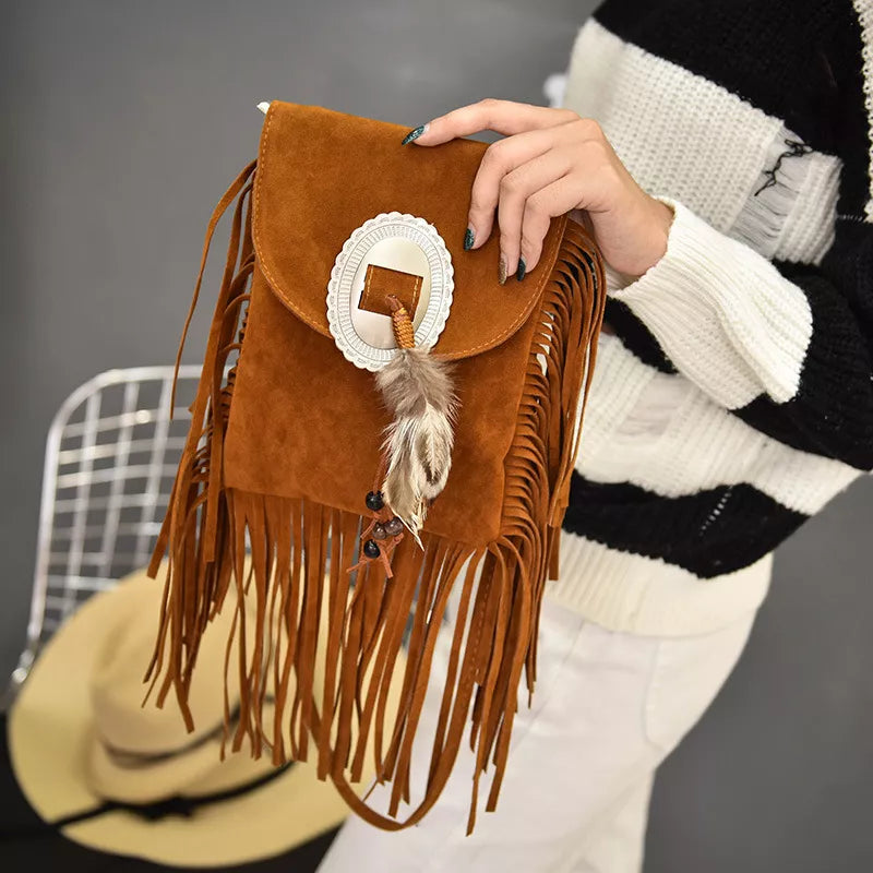 Fringe Tassel Crossbody Bag