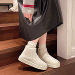 Round Toe Platform Boots