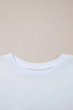 Loose Half Sleeve Hi Low Hem T Shirt