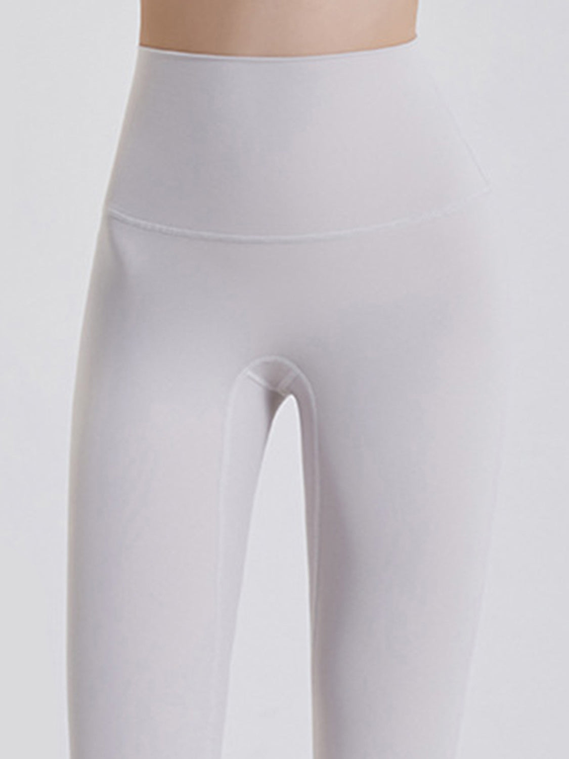 Wide Waistband Sports Leggings - Ladyez
