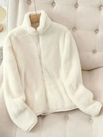 Fleece Long Sleeve Zip-Up Jacket