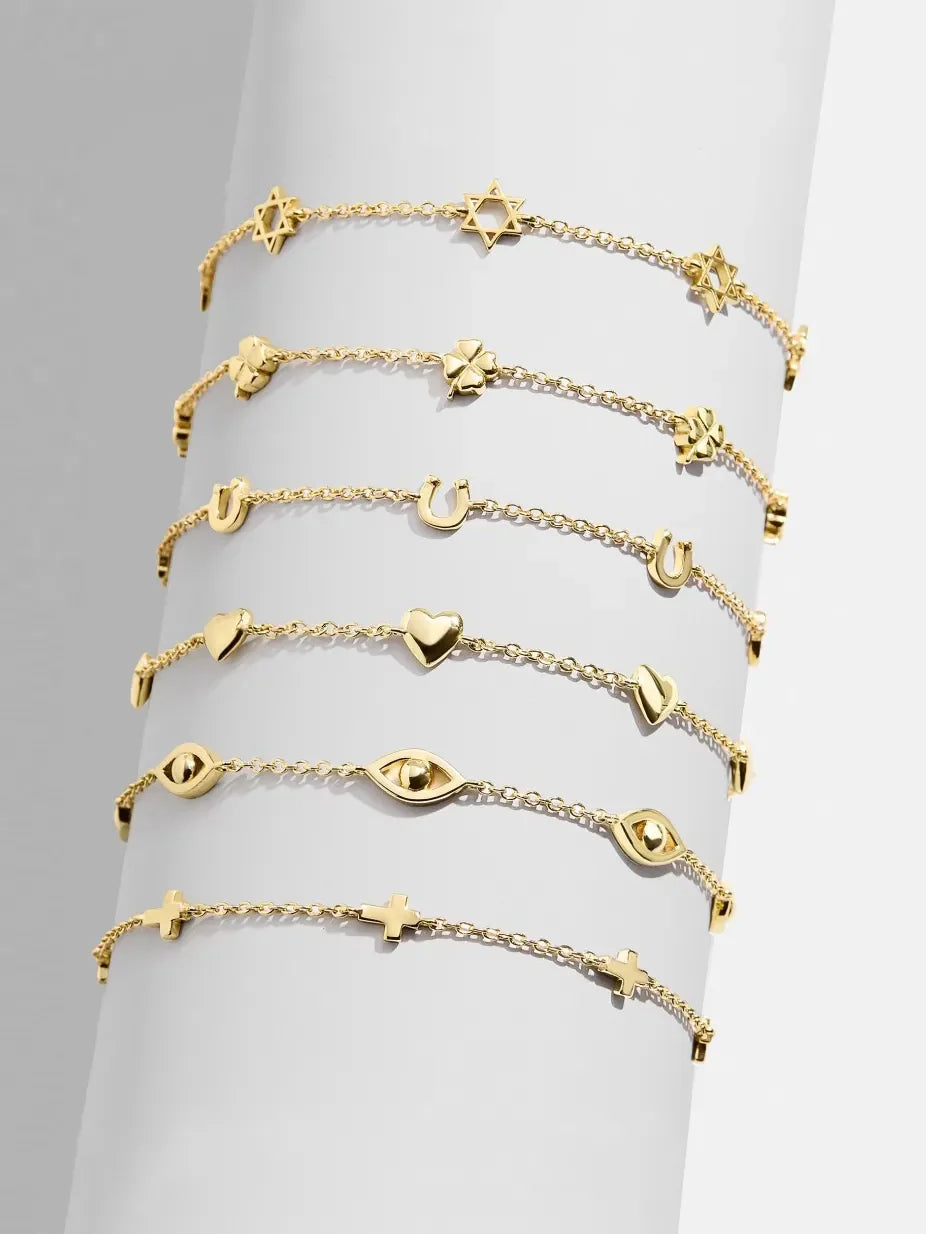 18K Gold-Plated Titanium Steel Bracelet