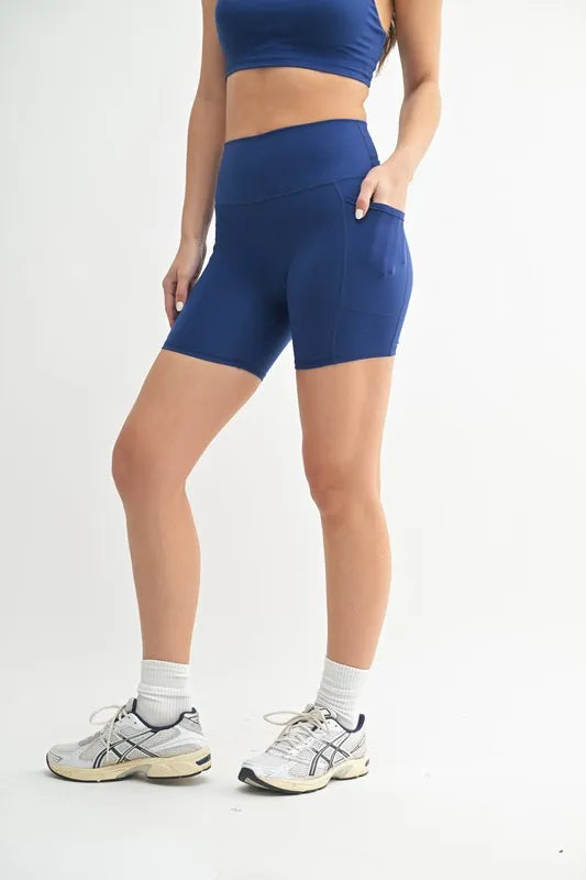 MONO B Venice Cloud Light Sculpt Biker Shorts - Ladyez