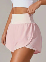 Pocketed High Waist Active Shorts - Ladyez