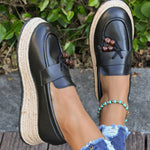 Round Toe Slip-Ons