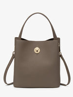 Leather Bucket Crossbody Bag